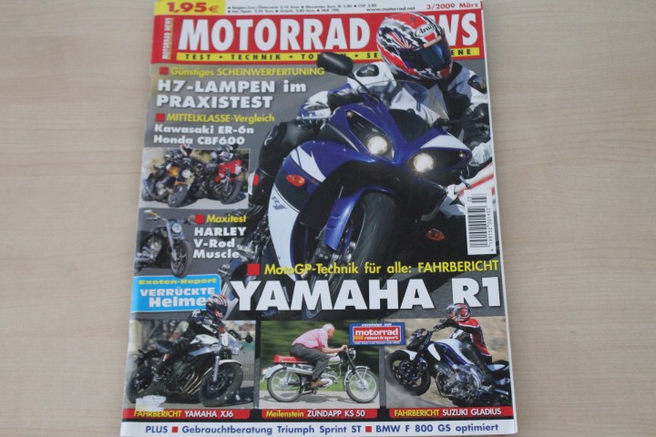 Deckblatt Motorrad News (03/2009)